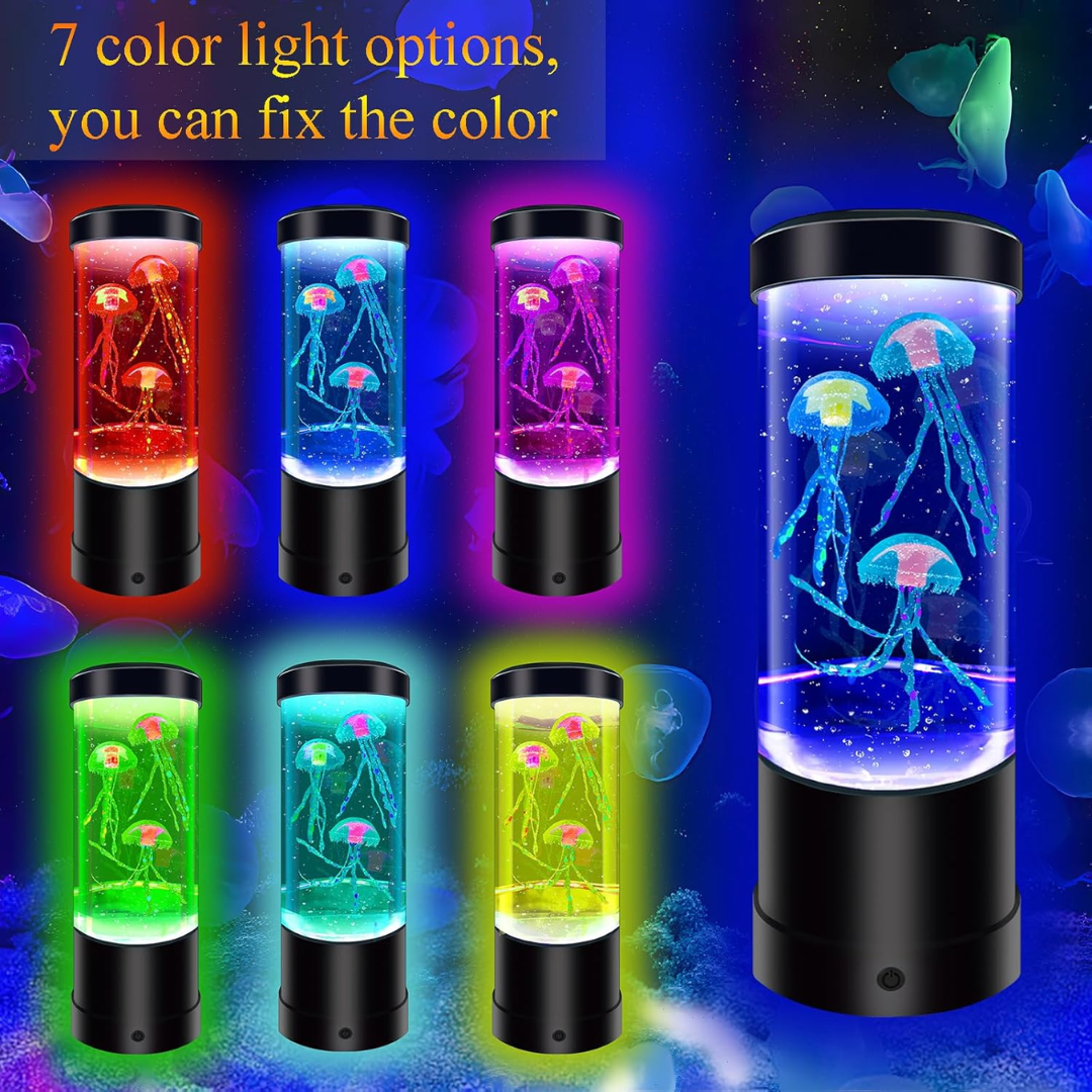 Multicolored Jellyfish Lamp